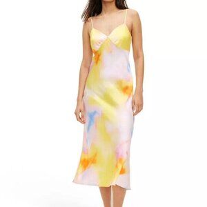 Women's Long Satin Sunset Slip Dress - DVF for Target XXS